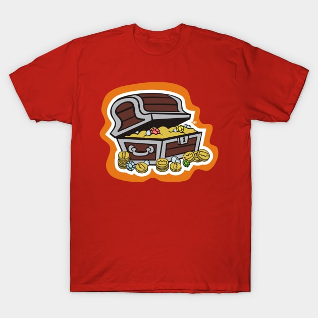 Pirate Treasure Chest T-Shirt by MBK